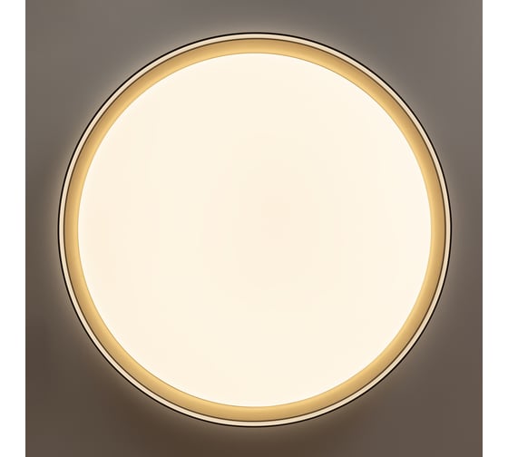 Светильник с пультом Citilux BOSS LED RGB Чёрный с Золотом CL751451G