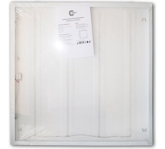 Панель светодиодная I-WATT LED 36Вт 6400К 3600Лм IP 40 175-240V i-16113