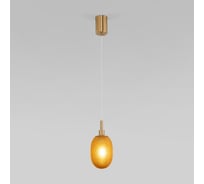 Подвесной светильник Eurosvet со стеклянным плафоном 50266/1 янтарный a066525
