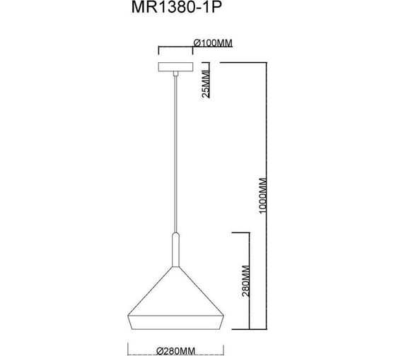 Подвесной светильник MyFar Adele MR1380-1P