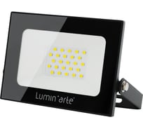 Светодиодный прожектор Lumin'arte LED 20Вт 5700K Холодный белый свет 800 Лм черный IP65 LFL-20W/05