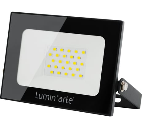 Светодиодный прожектор Lumin'arte LED 20Вт 5700K Холодный белый свет 800 Лм черный IP65 LFL-20W/05