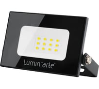 Светодиодный прожектор Lumin'arte LED 10Вт 5700K Холодный белый свет, 800 Лм черный, IP65 LFL-10W/05