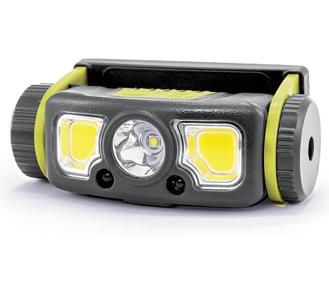 Фонарь ЯРКИЙ ЛУЧ LH-400 "Cobra PRO" налобный CREE 200лм +COB 230лм, Li-ion 2600mAh 4606400106302