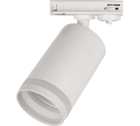 Светильник Jazzway трековый PTR 38 под лампу GU10 WH 230В IP20 для диммируемый ламп белый 5052253