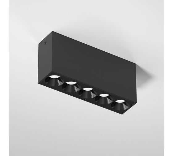 Светильник потолочный светодиодный Elektrostandard 10W 4000K Block 25108/LED черный a066993