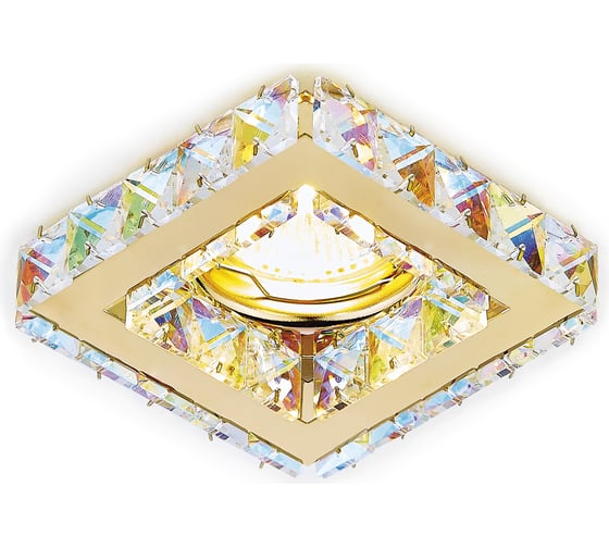 Встраиваемый точечный светильник Ambrella Light STANDARD SPOT K110 PR/G 1