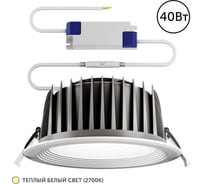 Светодиодный светильник потолочный встраиваемый Сейлинг 40Вт 2700К IP40 Geniled 10048