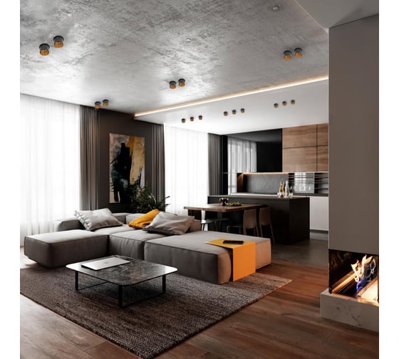 Встраиваемый светильник LOFT IT Limit 10343/B Black Gold