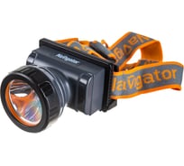 Фонарь Navigator, NPT-H10-ACCU, налобный, 1LEDx2Вт, 2 режима, аккумулятор 3.7В, 1,8Ач 61284