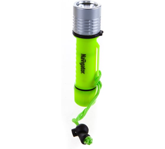 Фонарь Navigator, NPT-R09-3AAA, пластик+резина, 1LED, 3Вт, 3 режима, желтый 61436