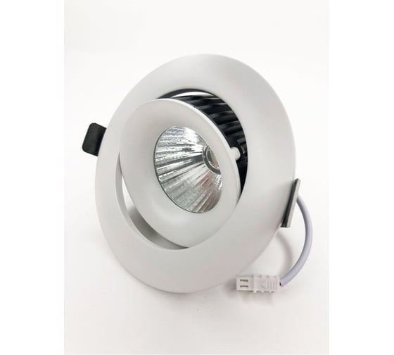 Светильник светодиодный встраиваемый Elvan 006R-7W-3000K-Wh белый VLS-006R-7W-WW-Wh