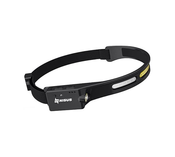 Фонарь налобный сенсорный Nisus LED-200 LM, COB-200LM, IPX4, USB (N-FN-HL76) 00000355758