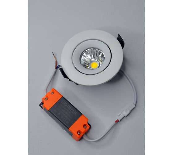 Светильник светодиодный встраиваемый Elvan 006R-7W-4000K-Wh белый VLS006R-7W-NH-Wh