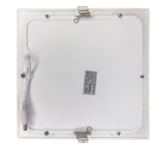 Светильник светодиодный встраиваемый Elvan 102SQ-18W-3000K-Wh VLS-102SQ-18W-WW-Wh