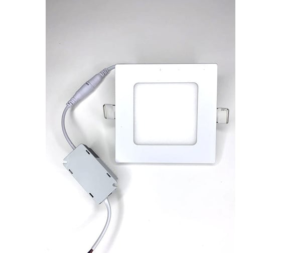 Светильник светодиодный встраиваемый Elvan 102SQ-6W-4000K-Wh VLS-102SQ-6W-NH-Wh
