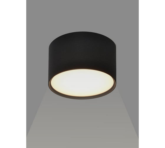 Светильник светодиодный накладной Elvan 2337-6W-4000-Bk черный NLS-2337-6W-NH-Bk