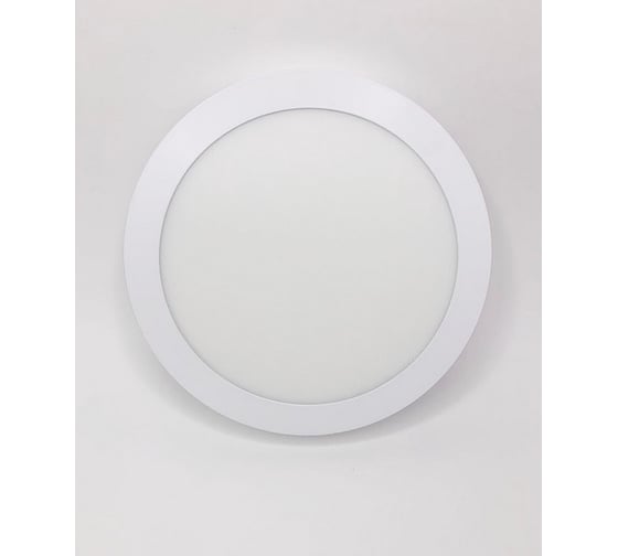 Светильник светодиодный накладной Elvan 702R-18W-4000K-Wh круглый белый NLS-702R-18W-NH-Wh