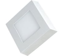 Светильник светодиодный накладной Elvan 702SQ-6W-3000K-Wh квадратный белый NLS-702SQ-6W-WW-Wh