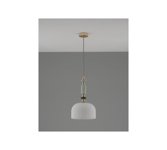 Светильник подвесной Moderli Charm, золотой, голубой, зеленый, белый V10903-P