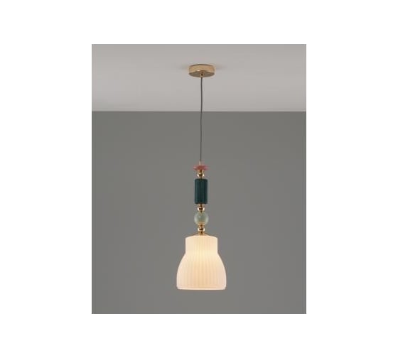 Светильник подвесной Moderli Charm, золотой, розовый, зеленый, белый V10904-P