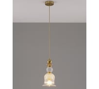 Светильник подвесной Moderli Glassy, бронзовый, прозрачный V10905-P