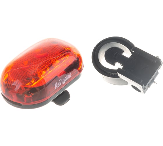 Фонарь Navigator, NPT-B02-2AAA, велосипедный, сигнальный, 3LED, блистер 94965