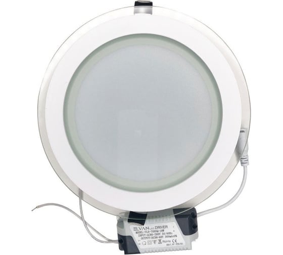 Светильник светодиодный встраиваемый Elvan 705R-18W-6000K-Wh VLS-705R-18W-WH-Wh