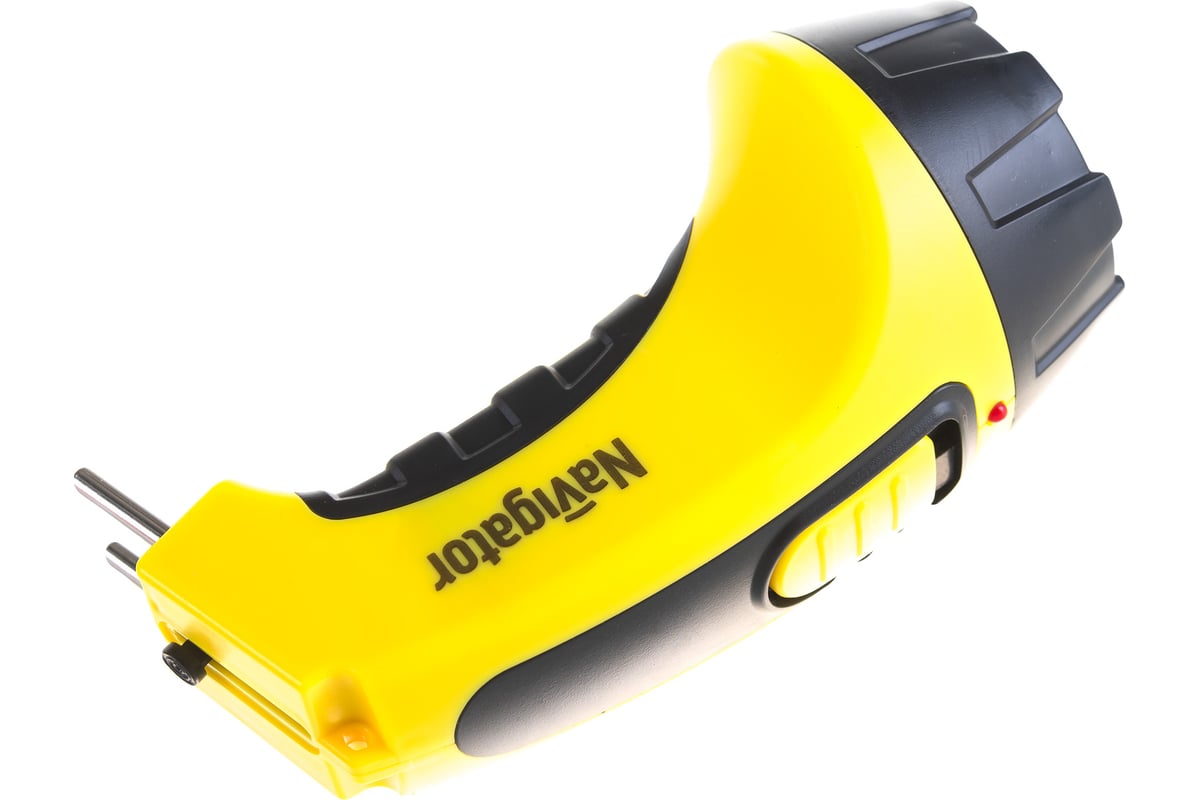 Фонарь Navigator, NPT-CP03-ACCU, пластик, 4LED, прямой, зарядка ...