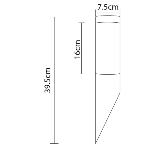 Уличный светильник Arte Lamp A3157AL-1SS