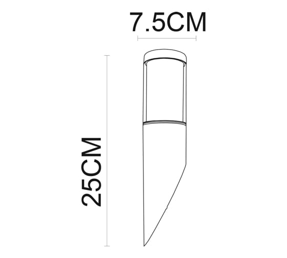 Уличный светильник Arte Lamp A8262AL-1SS