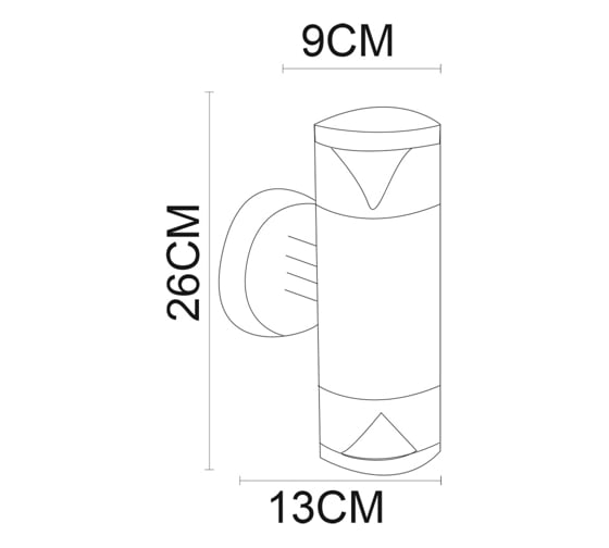 Уличный светильник Arte Lamp A8161AL-2SS