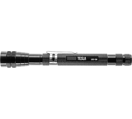 Телескопический фонарь TESLA LK3-12A магнит, 3 светодиода 359058