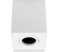 Светильник потолочный квадратный Elvan 507SQ/1-GU10-Wh белый NLS-507SQ/1-GU10-Wh