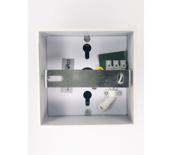 Светильник потолочный квадратный Elvan 507SQ/1-GU10-Wh белый NLS-507SQ/1-GU10-Wh