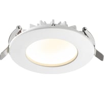 Светильник светодиодный встраиваемый Elvan 700R-8W-3000K-Wh со стеклом VLS-700R-8W-WW-Wh
