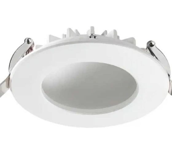 Светильник светодиодный встраиваемый Elvan 700R-8W-3000K-Wh со стеклом VLS-700R-8W-WW-Wh