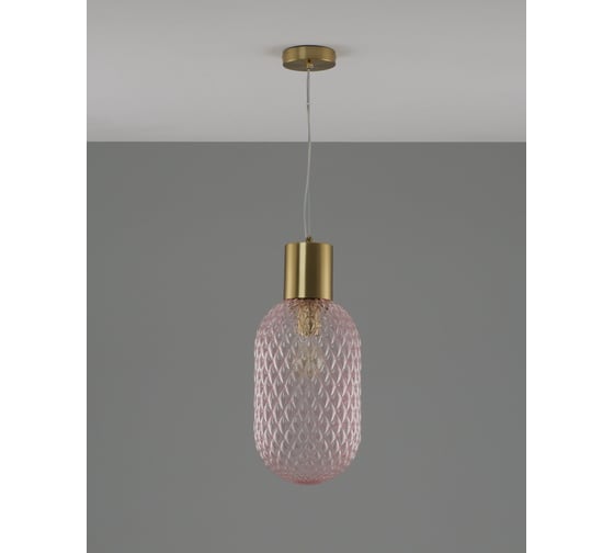 Светильник подвесной Moderli Sunset, бронзовый, розовый V10920-P 1
