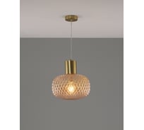 Светильник подвесной Moderli Sunset, бронзовый, янтарный V10921-P