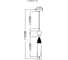 Светильник подвесной светодиодный Moderli Candle, бронзовый, прозрачный V10916-PL 11