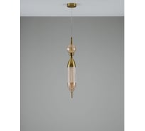 Светильник подвесной светодиодный Moderli Candle, бронзовый, янтарный V10915-PL