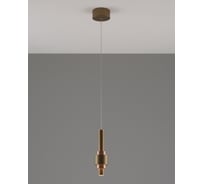 Светильник подвесной светодиодный Moderli Elsa, золотой, коричневый V10858-PL