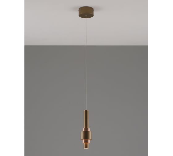 Светильник подвесной светодиодный Moderli Elsa, золотой, коричневый V10858-PL 1