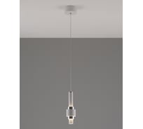 Светильник подвесной светодиодный Moderli Elsa, белый, хром V10860-PL