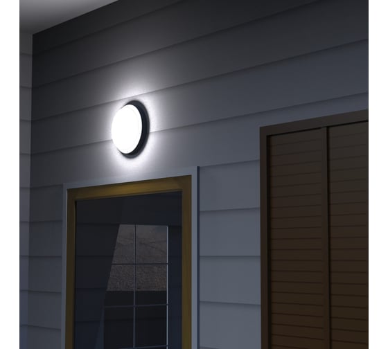 Светильник светодиодный GAUSS LITE IP65 D210*52 30W 2400lm 6500K ЖКХ круглый 1/20 126418330