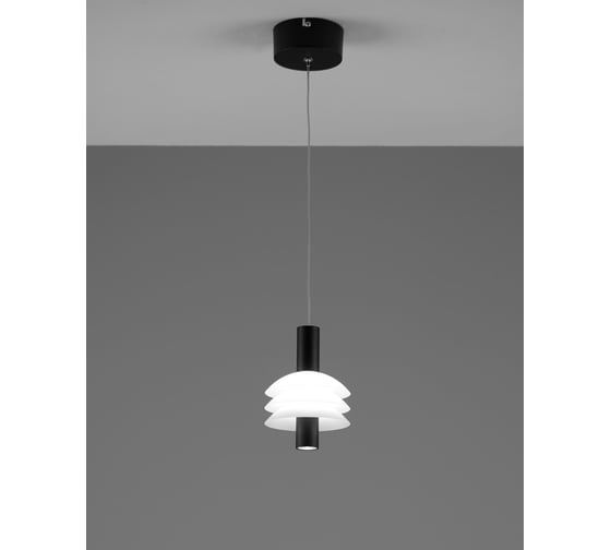 Светильник подвесной светодиодный Moderli Sylv, черный V10876-PL 1