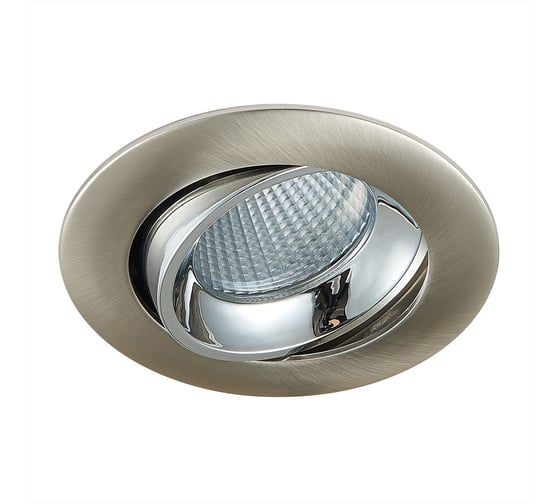 Встраиваемый светильник Citilux Альфа, матовый хром+хром LED 7Wх3500K CLD001NW5 1