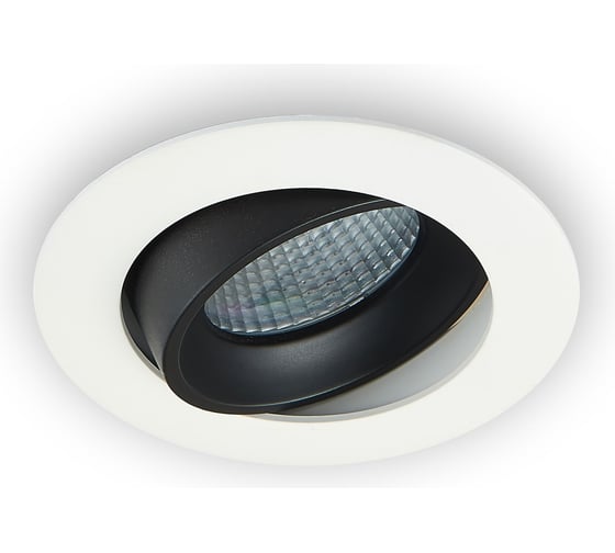 Встраиваемый светильник Citilux Альфа, белый+черный LED 7Wх3500K CLD001NW4 1
