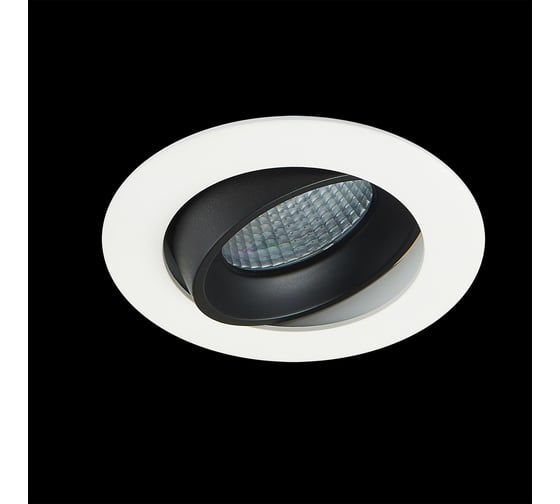 Встраиваемый светильник Citilux Альфа, белый+черный LED 7Wх3500K CLD001NW4