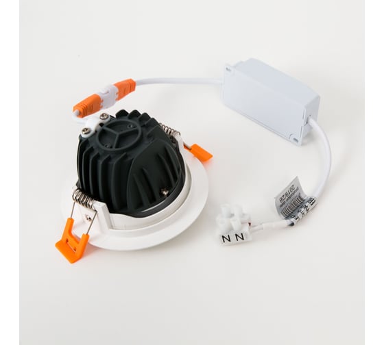 Встраиваемый светильник Citilux Альфа белый+хром LED 7Wх3500K CLD001NW1